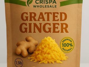 Grated Ginger 2lbs bags